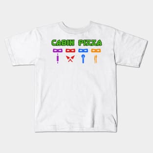 Cabin Pizza Turtles Kids T-Shirt